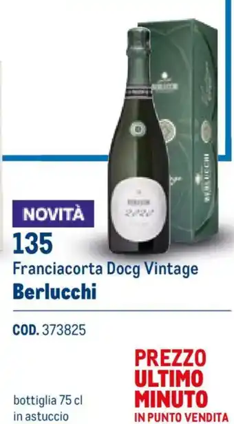 Franciacorta Docg Vintage Berlucchi