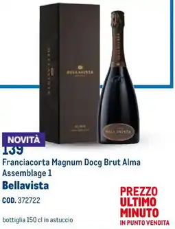 Metro Franciacorta Magnum Docg Brut Alma Assemblage 1 Bellavista offerta
