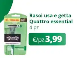 Acqua & Sapone Rasoi usa e getta Quattro essential offerta