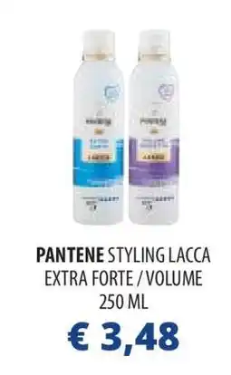 Acqua & Sapone PANTENE STYLING LACCA EXTRA FORTE / VOLUME 250 ML offerta