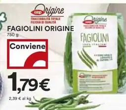 Coop FAGIOLINI ORIGINE offerta