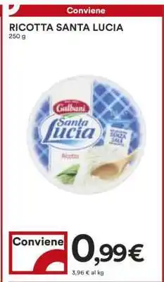 Coop Ricotta Santa Lucia offerta