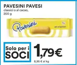 Coop Pavesini Pavesi offerta