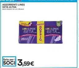 Coop Assorbenti Lines Seta Ultra offerta