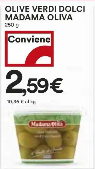 Coop OLIVE VERDI DOLCI MADAMA OLIVA offerta