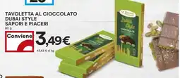 Coop TAVOLETTA AL CIOCCOLATO DUBAI STYLE SAPORI E PIACERI offerta