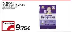 Coop Pannolini Progressi Pampers offerta