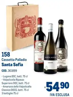 Metro Cassetta Palladio Santa Sofia offerta