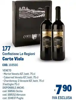 Metro Confezione Le Regioni Corte Viola offerta