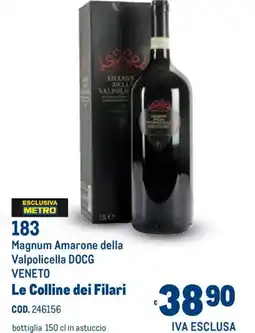 Metro Magnum Amarone della Valpolicella DOCG VENETO Le Colline dei Filari offerta