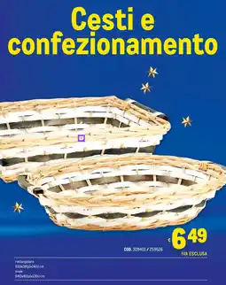 Metro Cesti e confezionamento offerta