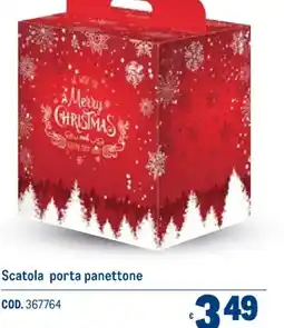 Metro Scatola porta panettone offerta