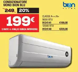 Bricofer Condizionatore mono BION blu offerta