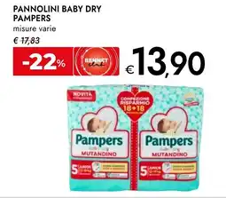 Bennet Pannolini baby dry PAMPERS offerta