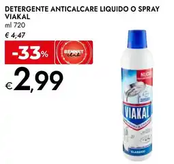Bennet Detergente anticalcare liquido o spray VIAKAL offerta