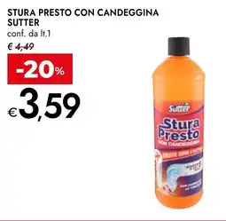 Bennet Stura presto con candeggina SUTTER offerta