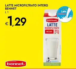Bennet Latte microfiltrato intero BENNET offerta