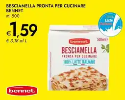 Bennet Besciamella pronta per cucinare BENNET offerta