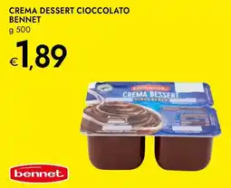 Bennet Crema dessert cioccolato BENNET offerta
