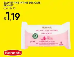Bennet Salviettine intime delicate BENNET offerta