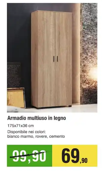 Armadio multiuso in legno