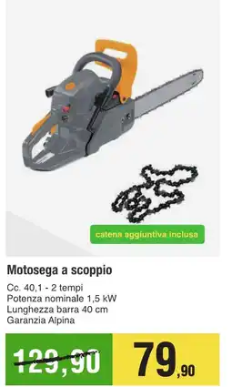 Handy fai da te Motosega a scoppio offerta