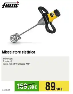 Handy fai da te femi Miscelatore elettrico offerta