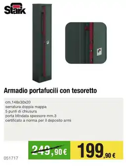 Handy fai da te Stark Armadio portafucili con tesoretto offerta
