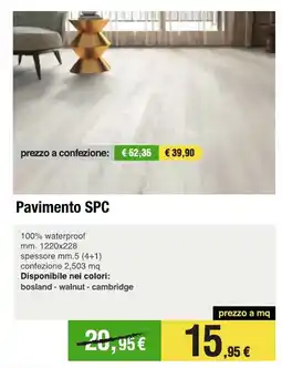 Handy fai da te Pavimento SPC offerta
