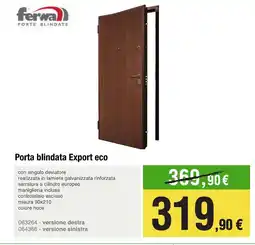 Handy fai da te Porta blindata Export eco offerta