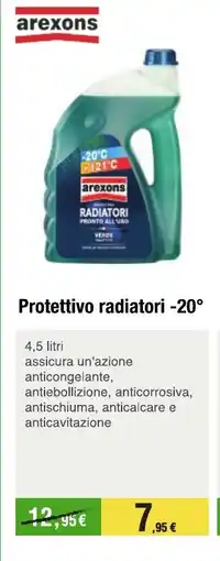 Handy fai da te arexons Protettivo radiatori -20° offerta