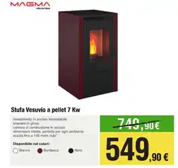 Handy fai da te Stufa Vesuvio a pellet 7 Kw offerta