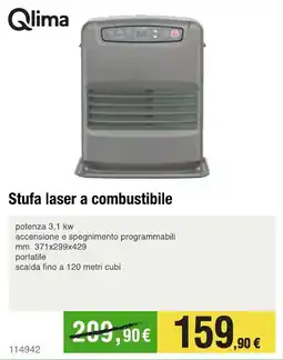 Handy fai da te Qlima Stufa laser a combustibile offerta