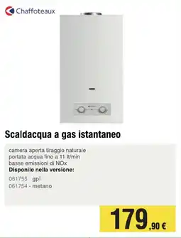 Handy fai da te Chaffoteaux Scaldacqua a gas istantaneo offerta