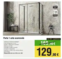 Handy fai da te Porta 1 anta scorrevole offerta