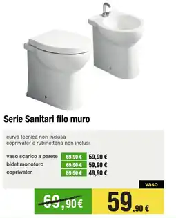 Handy fai da te Serie Sanitari filo muro offerta