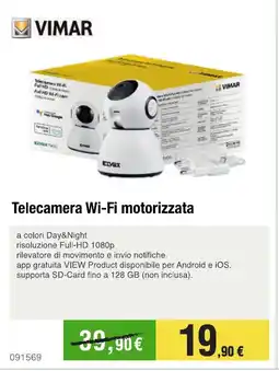Handy fai da te VIMAR Telecamera Wi-Fi motorizzata offerta
