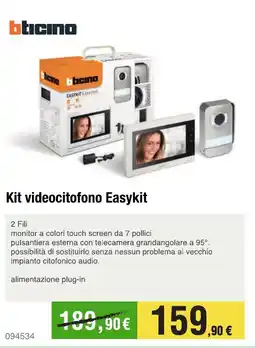 Handy fai da te Kit videocitofono Easykit offerta