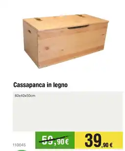 Handy fai da te Cassapanca in legno offerta
