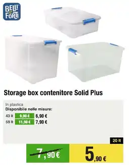 Handy fai da te Storage box contenitore Solid Plus offerta