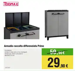 Handy fai da te TOOMAX Armadio raccolta differenziata Prime offerta