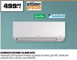 OBI DAIKIN Climatizzatore 12.000 BTU offerta