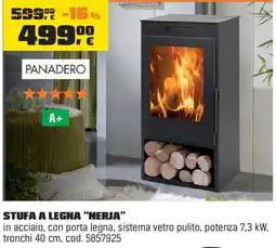 OBI Panadero stufa a legna "nerja" offerta