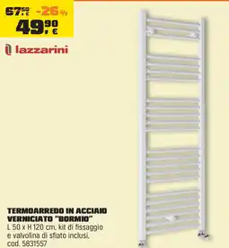 OBI Lazzarini termoarredo in acciaio verniciato "bormio" offerta