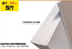 OBI Lastra cartongesso offerta