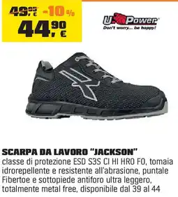 OBI UPower scarpa da lavoro "jackson" offerta
