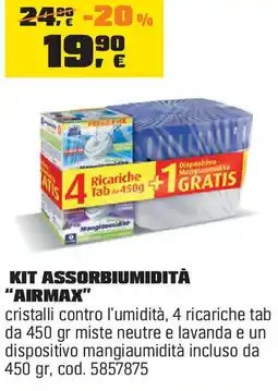 OBI Kit assorbiumidità "airmax" offerta