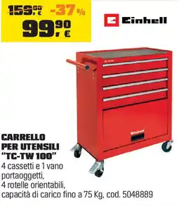 OBI Einhell CARRELLO PER UTENSILI "TC-TW 100" offerta