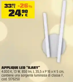 OBI Applique LED "ilary" offerta
