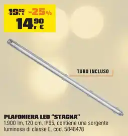 OBI Plafoniera LED "stagna" offerta